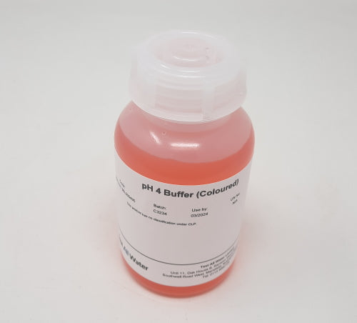 pH4 Buffer Solution (Coloured) Expired 07/26