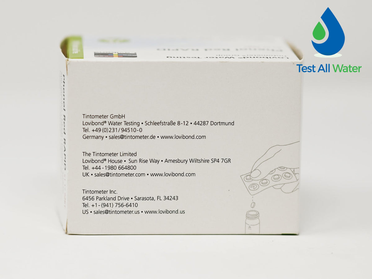 Lovibond - Phenol Red Rapid ph test - Clearance Item