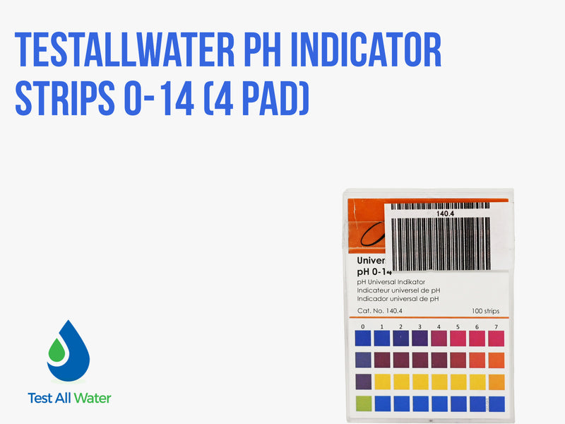 pH Indicator Strips 0 - 14 (4 pad)