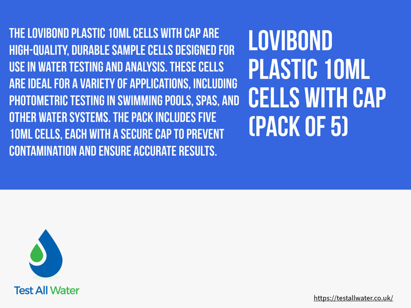 Lovibond Plastic 10ml Cells with cap