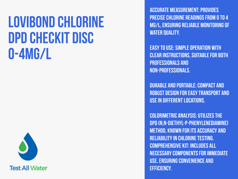 Lovibond Chlorine DPD Checkit Disc 0-4mg/l