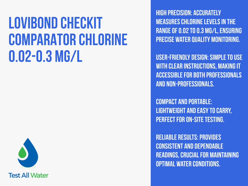 Lovibond Checkit Comparator Chlorine 0.02 - 0.3 mg/l