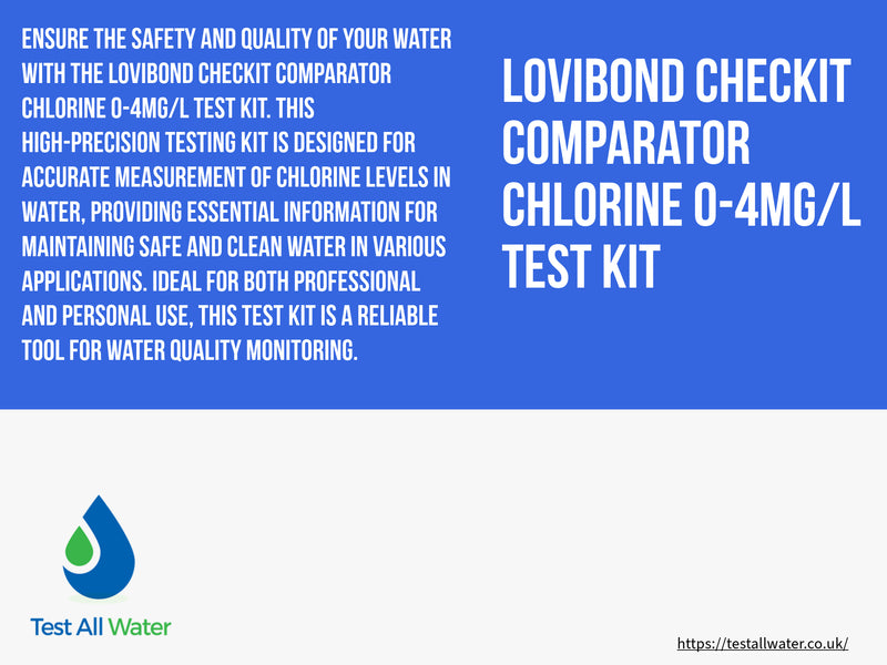 Lovibond Checkit Comparator Chlorine 0-4 mg/l Test Kit