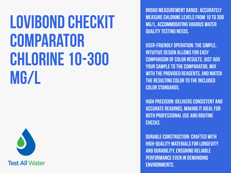 Lovibond Checkit Comparator Chlorine 10 - 300mg/l