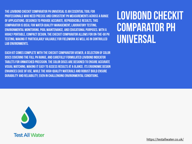 Lovibond Checkit® Comparator pH Universal