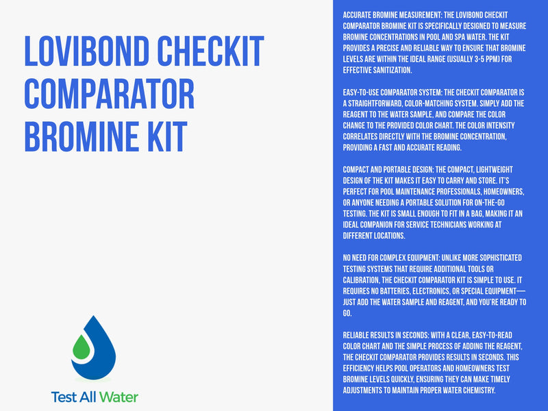 Lovibond CHECKIT COMPARATOR Bromine Kit