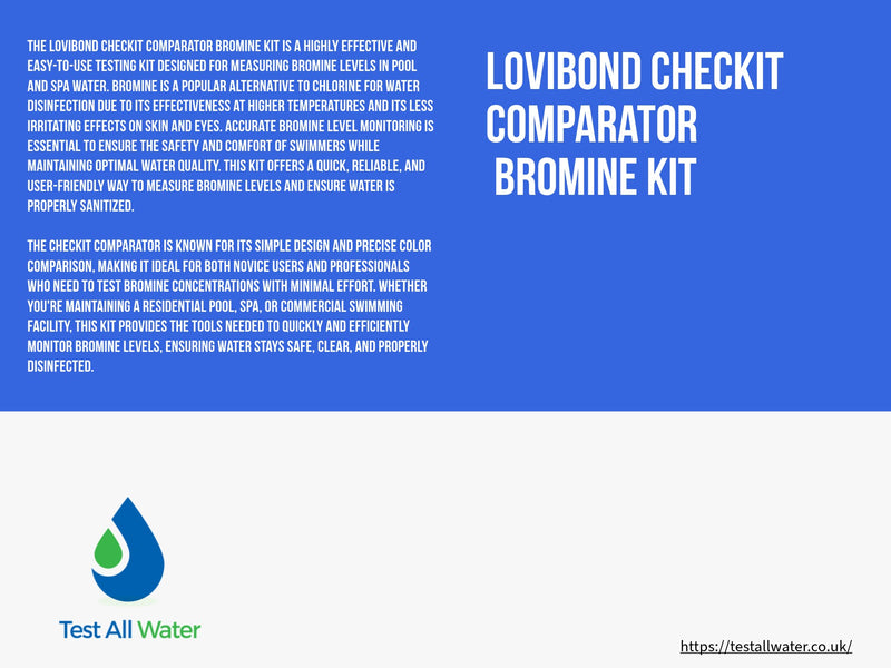 Lovibond CHECKIT COMPARATOR Bromine Kit