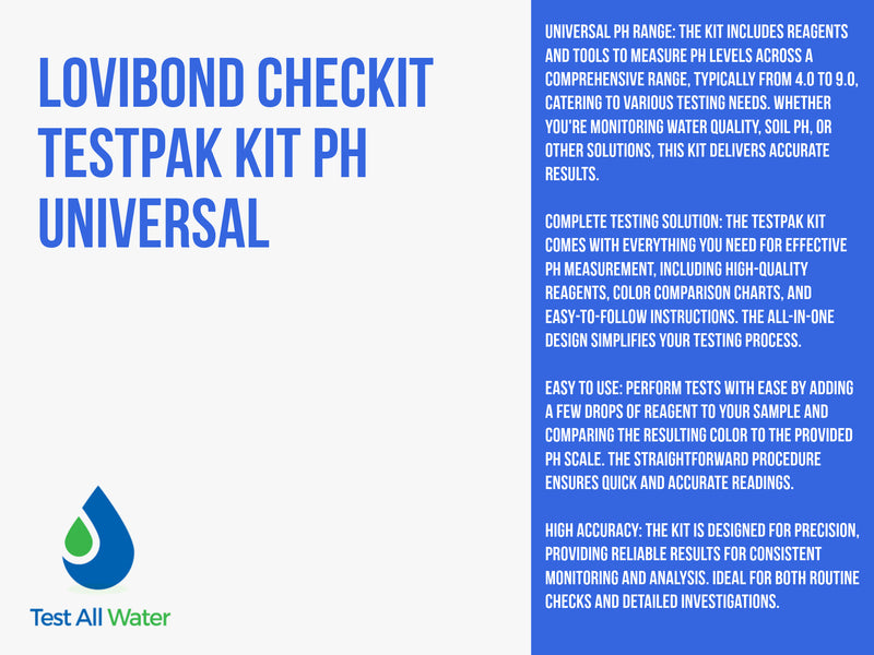 Lovibond Checkit Testpak pH Universal