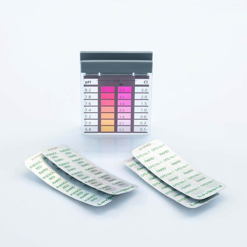 Lovibond Compact Pool Test Kit Bromine/Chlorine LR-pH, in mini case
