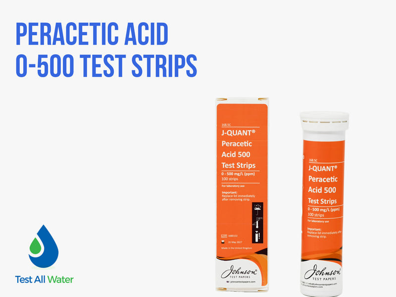 J-QUANT Peracetic Acid 0-500 Test Strips