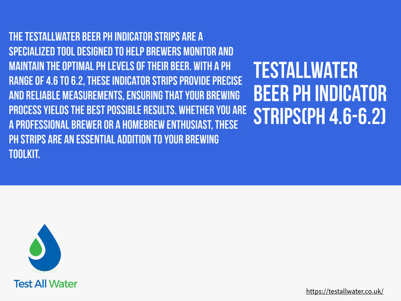 Beer pH Indicator Strips( pH 4.6 - 6.2)