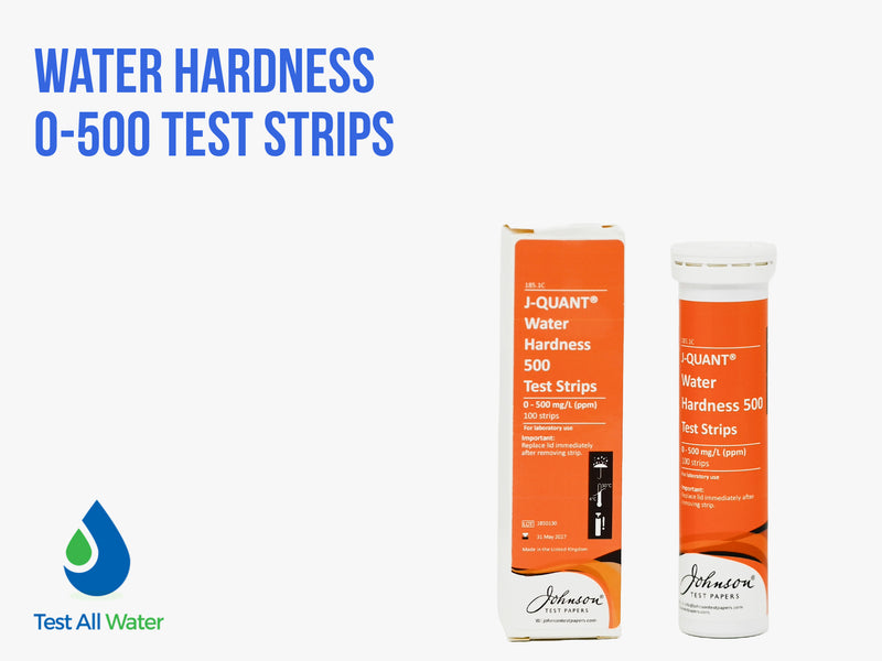 Johnson Analytica Water Hardness 0-500 Test Strips