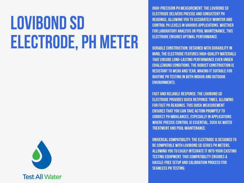 Lovibond SD Electrode, pH Meter