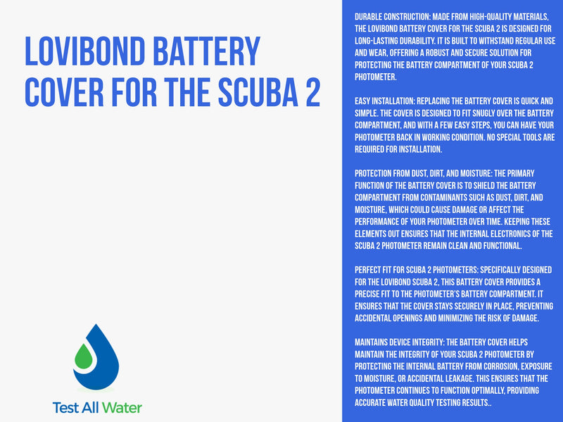 Lovibond Battery Cover for the Scuba 2  - Bromine