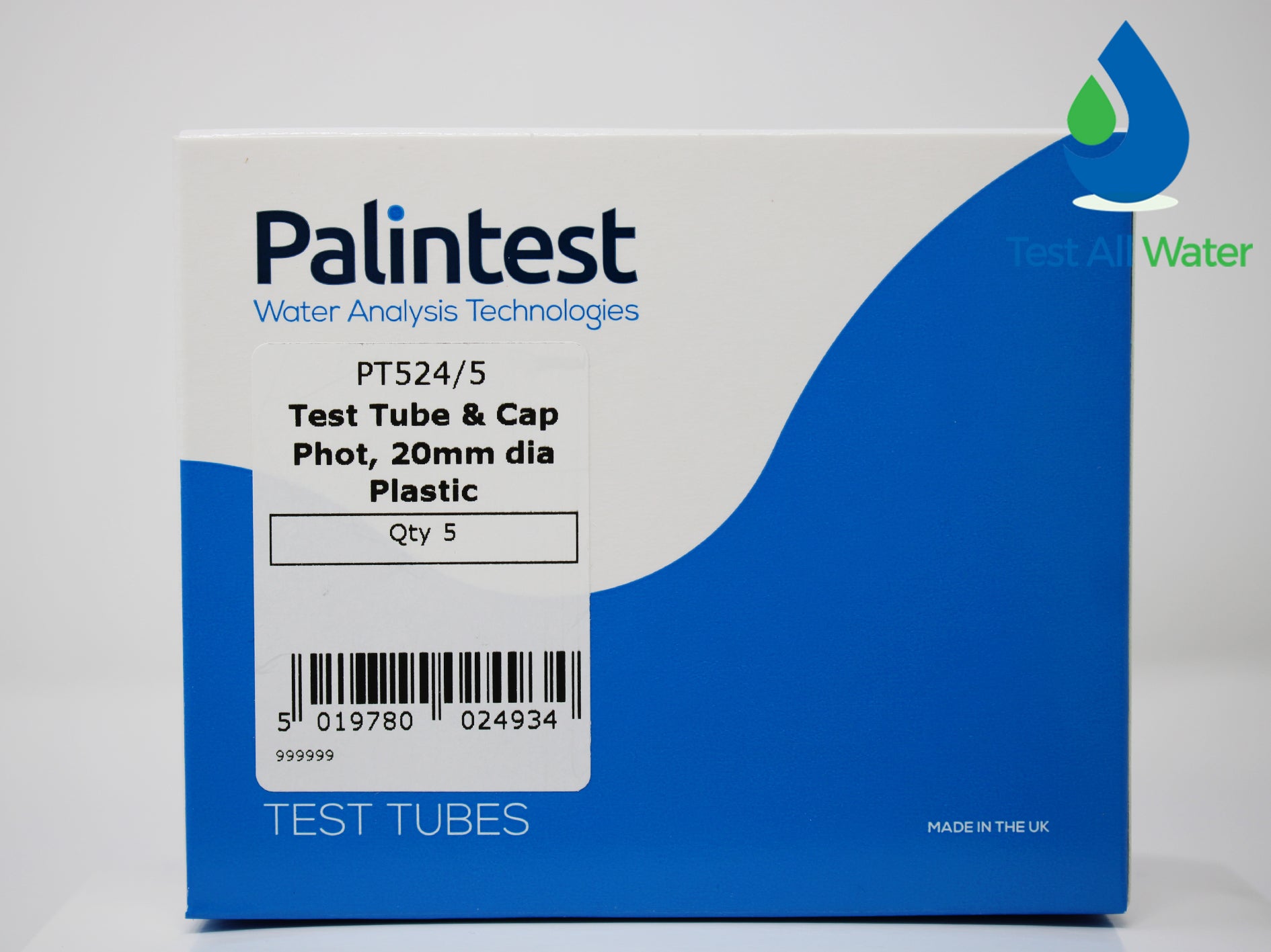 Palintest Round Plastic Test Tubes for Photometer 9 , 25, 7100, 7500