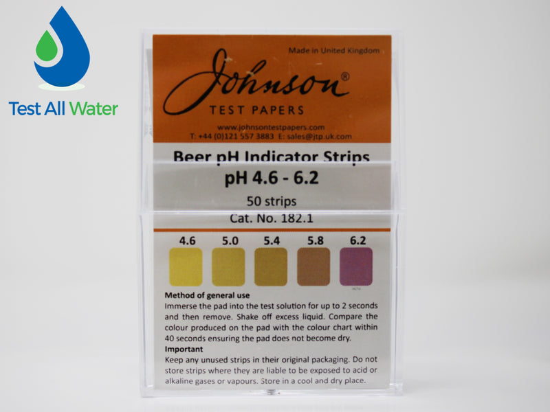 Beer pH Indicator Strips( pH 4.6 - 6.2)