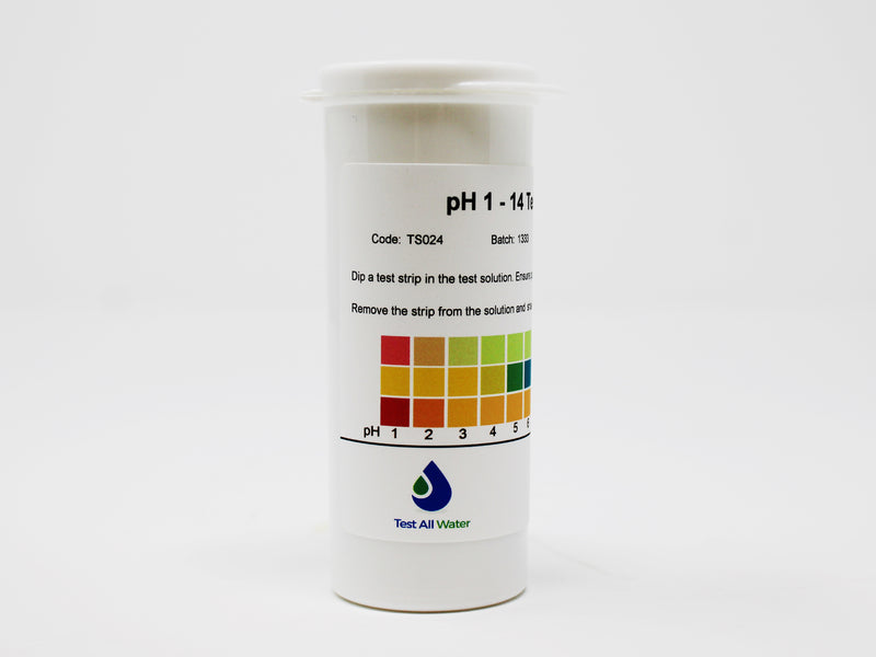 pH Test Strips 1-14 (50Pk)