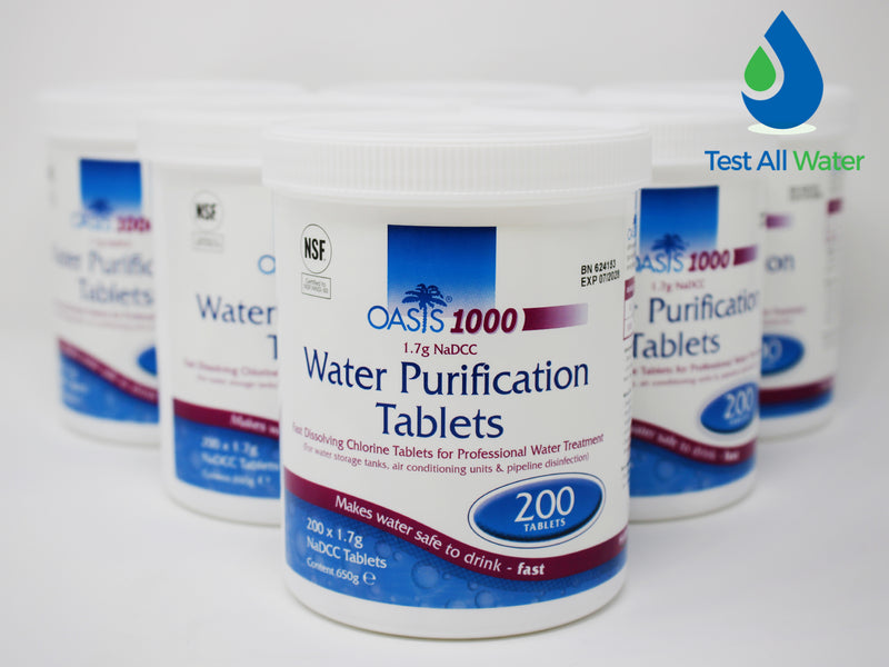Oasis 1000 Water Purification Tablets
