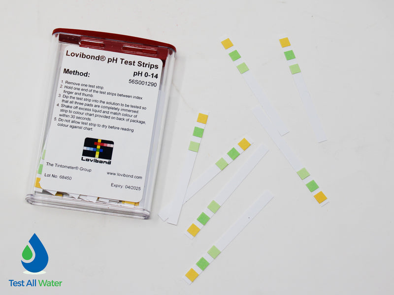 Lovibond Test Strips Plastic pH 0-14