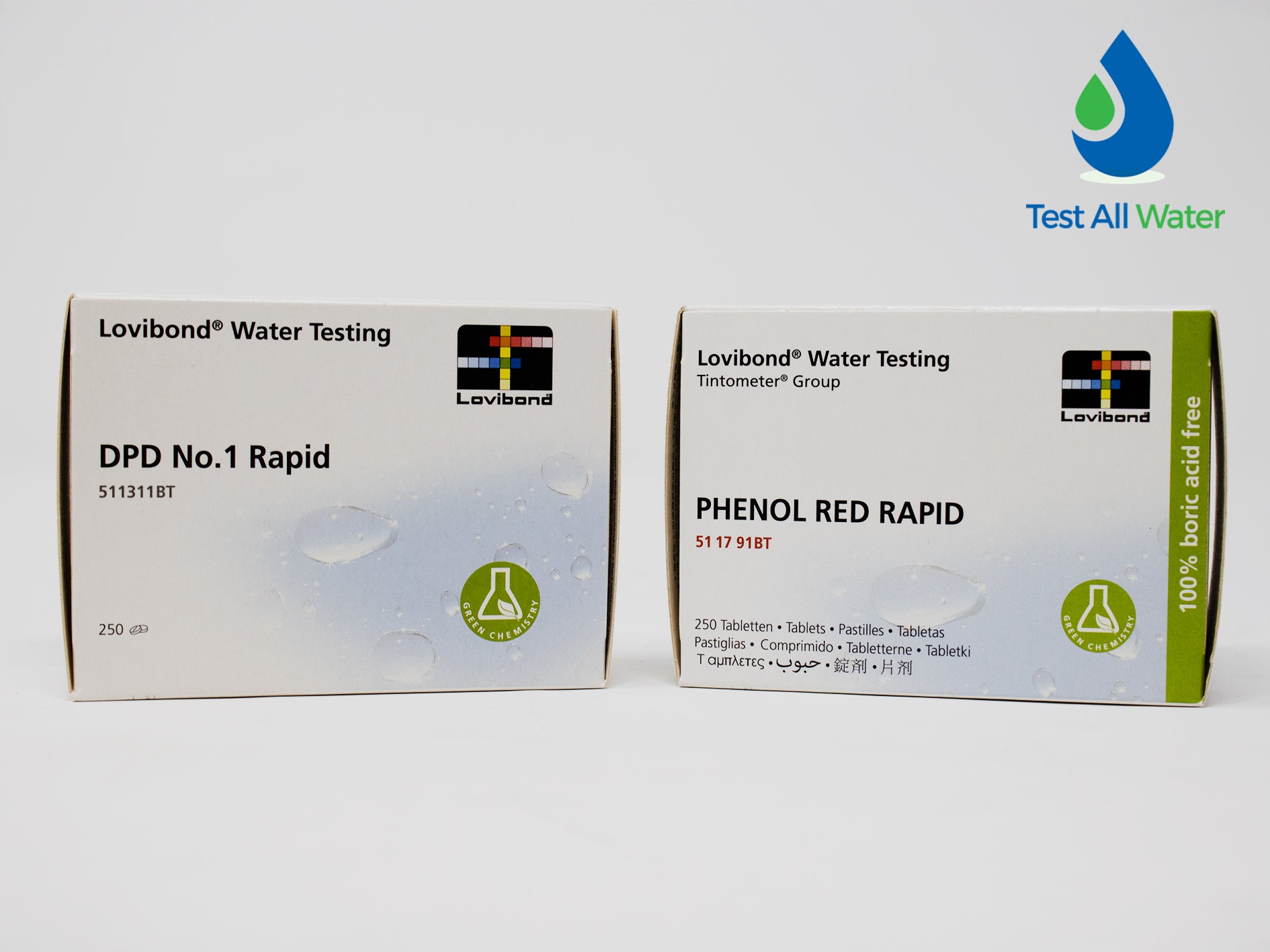 Lovibond Duo Pack : DPD No 1 Rapid/Phenol Red Rapid