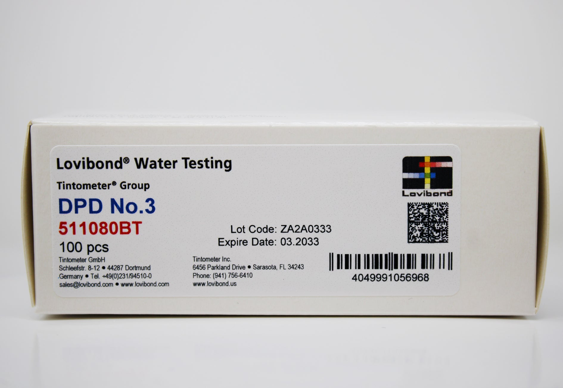 Lovibond DPD No.3 Total Chlorine Tablets