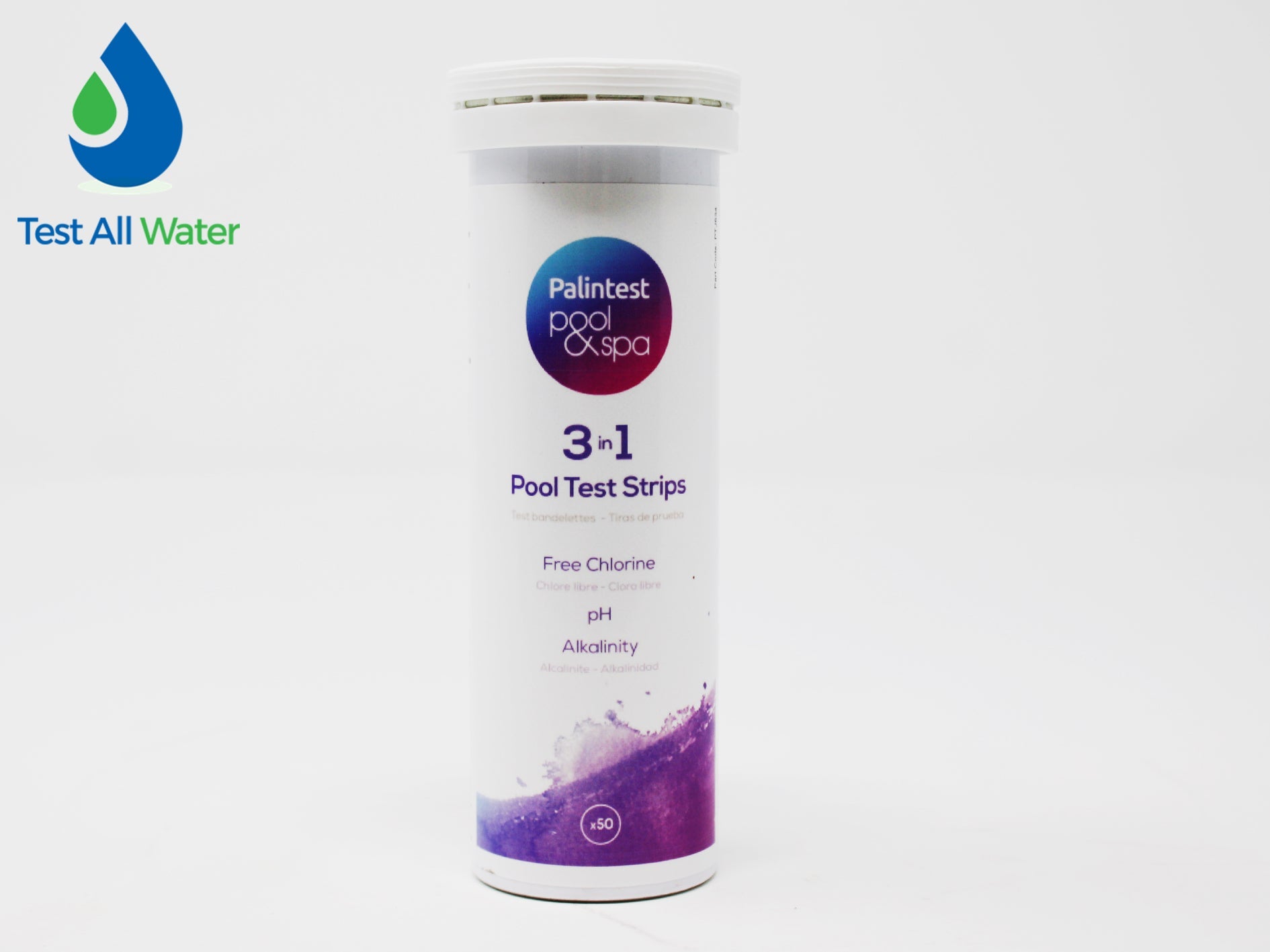 Palintest Water Test Strips (3 Way Test Strips) Expired 07/26