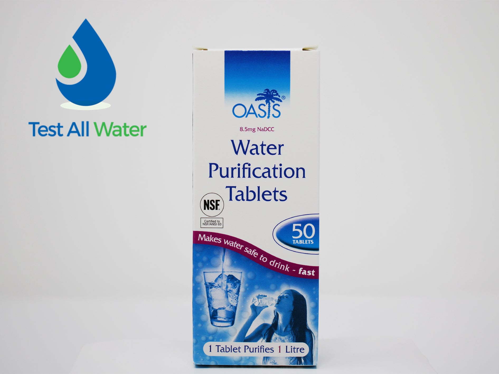 Oasis 50 Water Purification Tablets