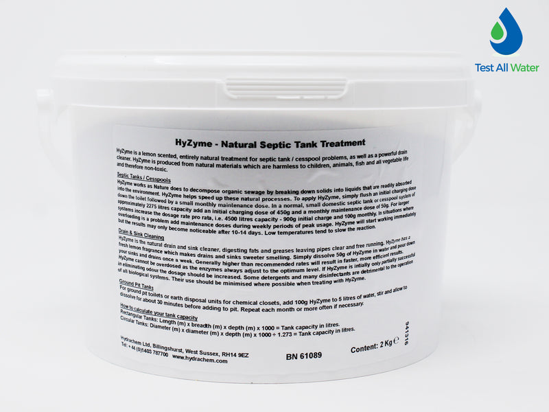 Hyzyme Natural Septic Tank Treatment 2kg