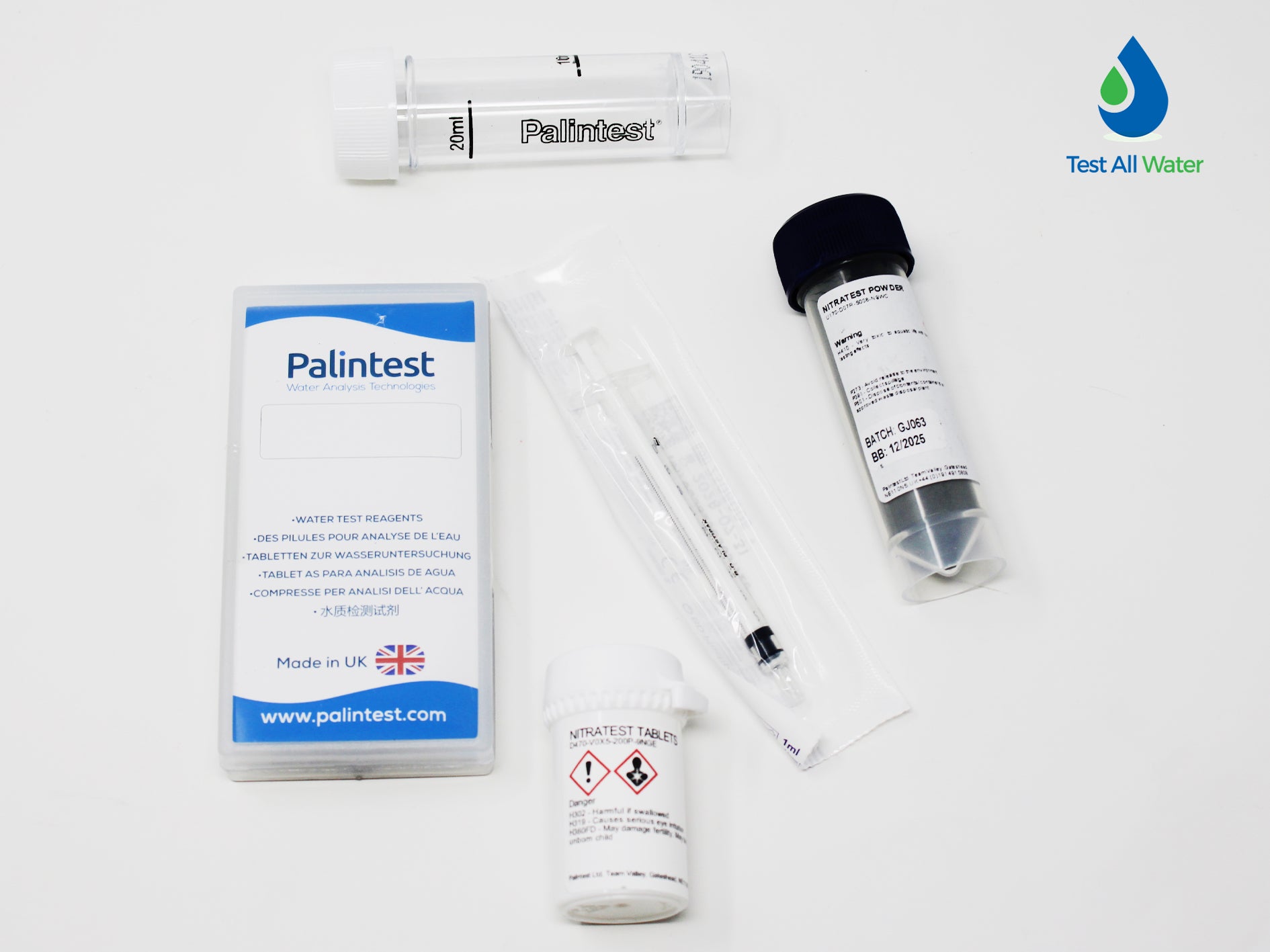 Palintest Nitrate (Nitratest) Photometer Reagents