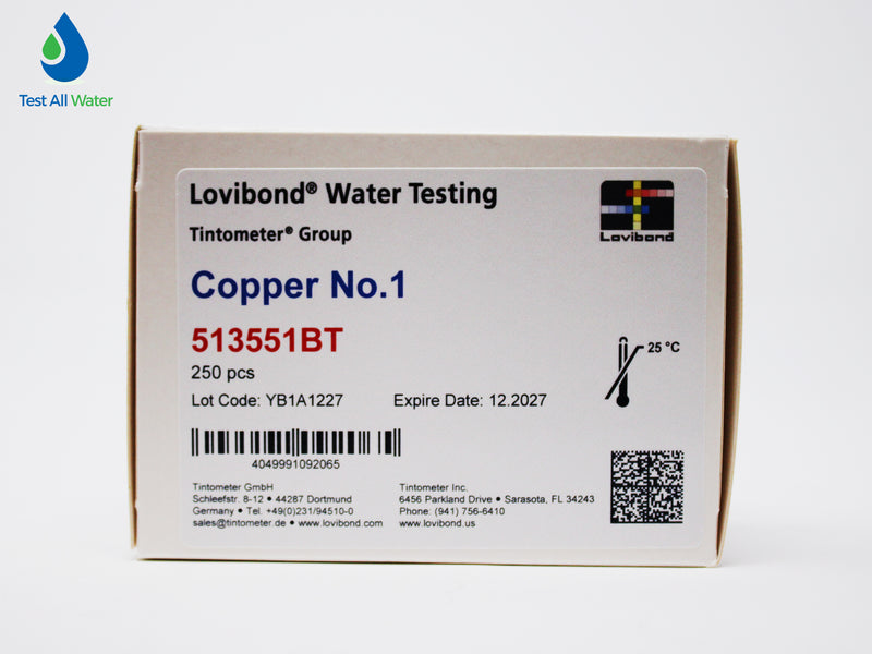 Lovibond Copper No 1/No2 Tablets Combi Pack