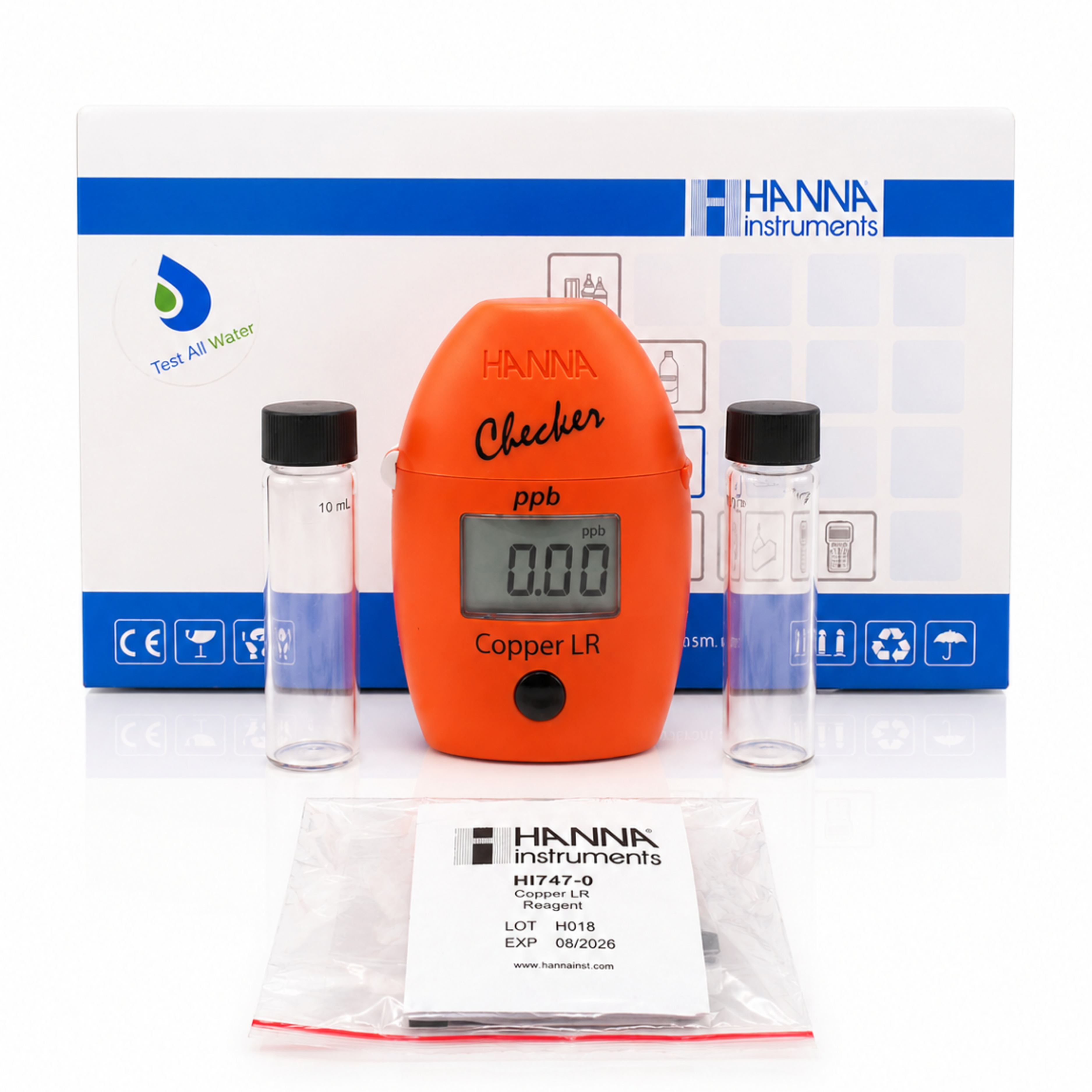 Hanna Instruments HI-747 Copper Low Range Colorimeter Checker