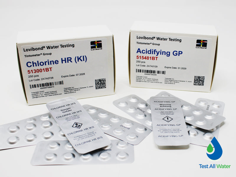 Lovibond Chlorine HR / Acidifying GP Combi Pack