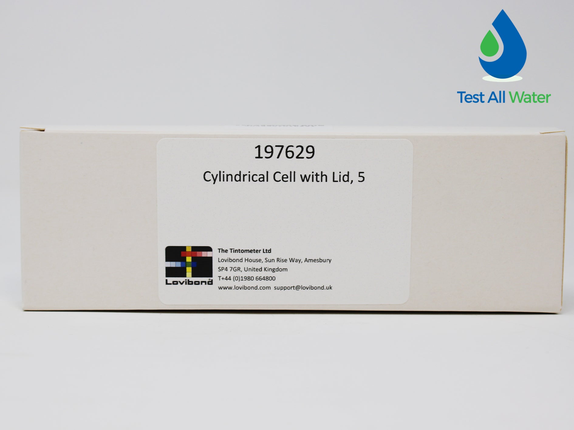 Lovibond Photometer Cylindrical Cells with lid. 10ml
