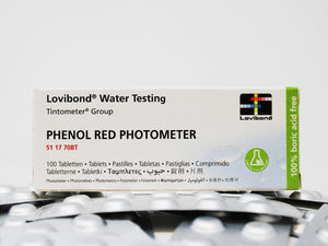 Lovibond Ersatztabletten für Photometer, Phenol Red, 500 Stück Lovibond Ersatztabletten für Photometer, Phenol Red, 500 Stück