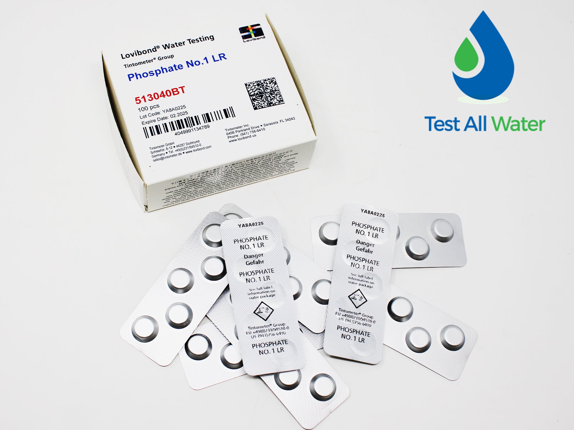 Lovibond Phosphate No.1 L.R.Tablets (See Expiry Dates)