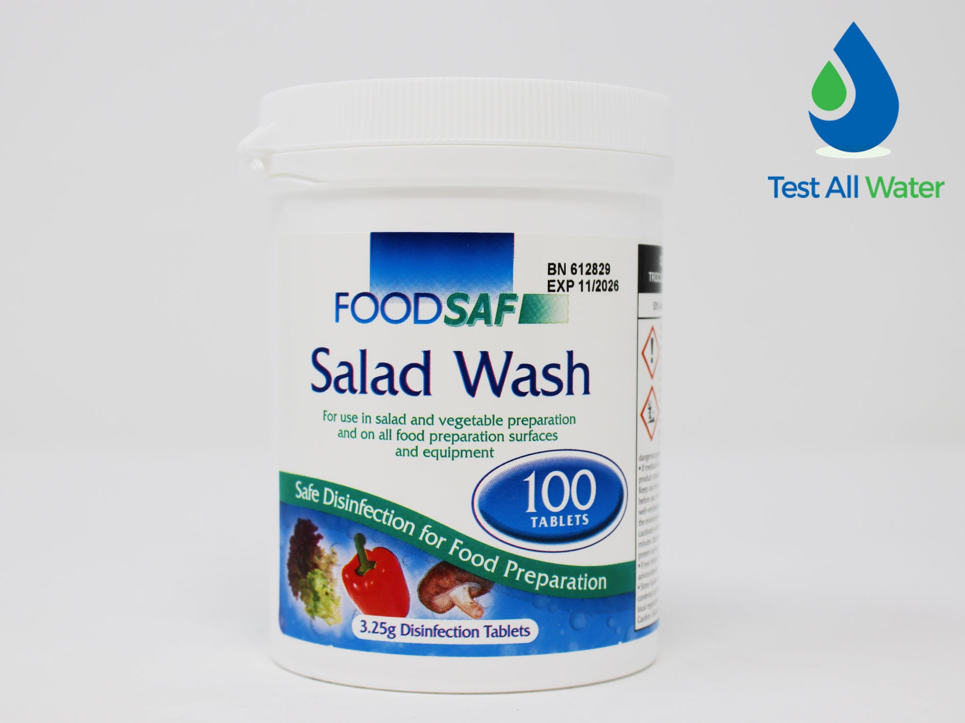 FoodSaf Salad Wash Tablets 1.7g