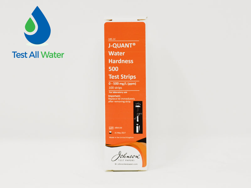 Johnson Analytica Water Hardness 0-500 Test Strips