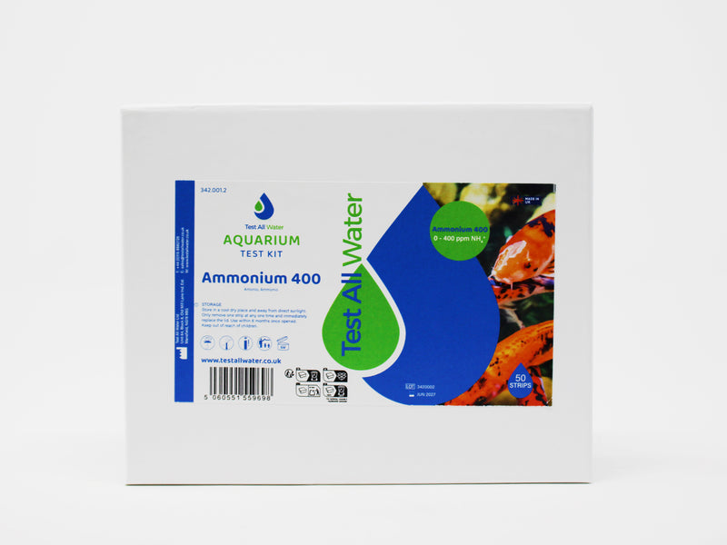 Aquarium Ammonium 400, 50 strips/pk Test All Water