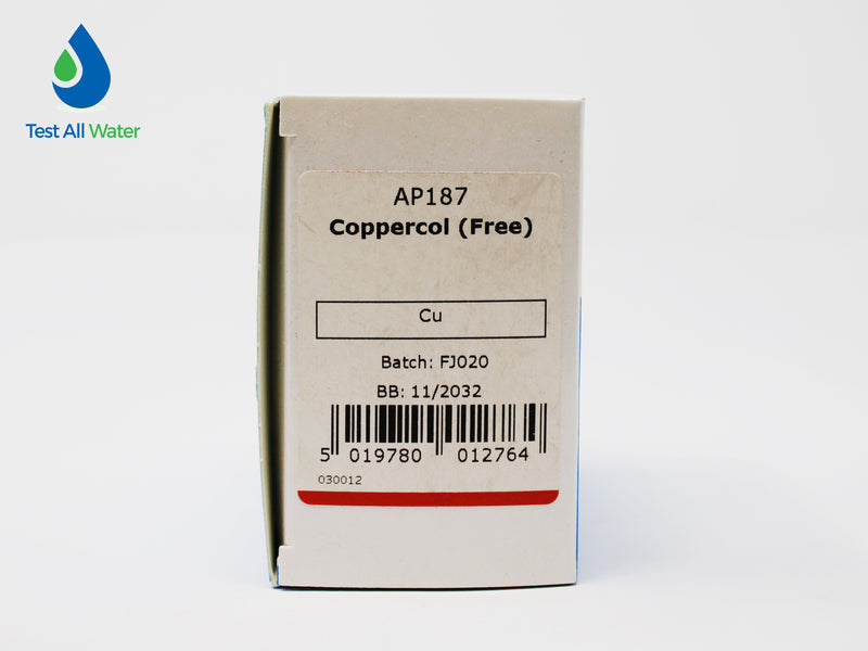 Palintest Copper (Free), Photometer Reagents, 0-5 mg/L Cu