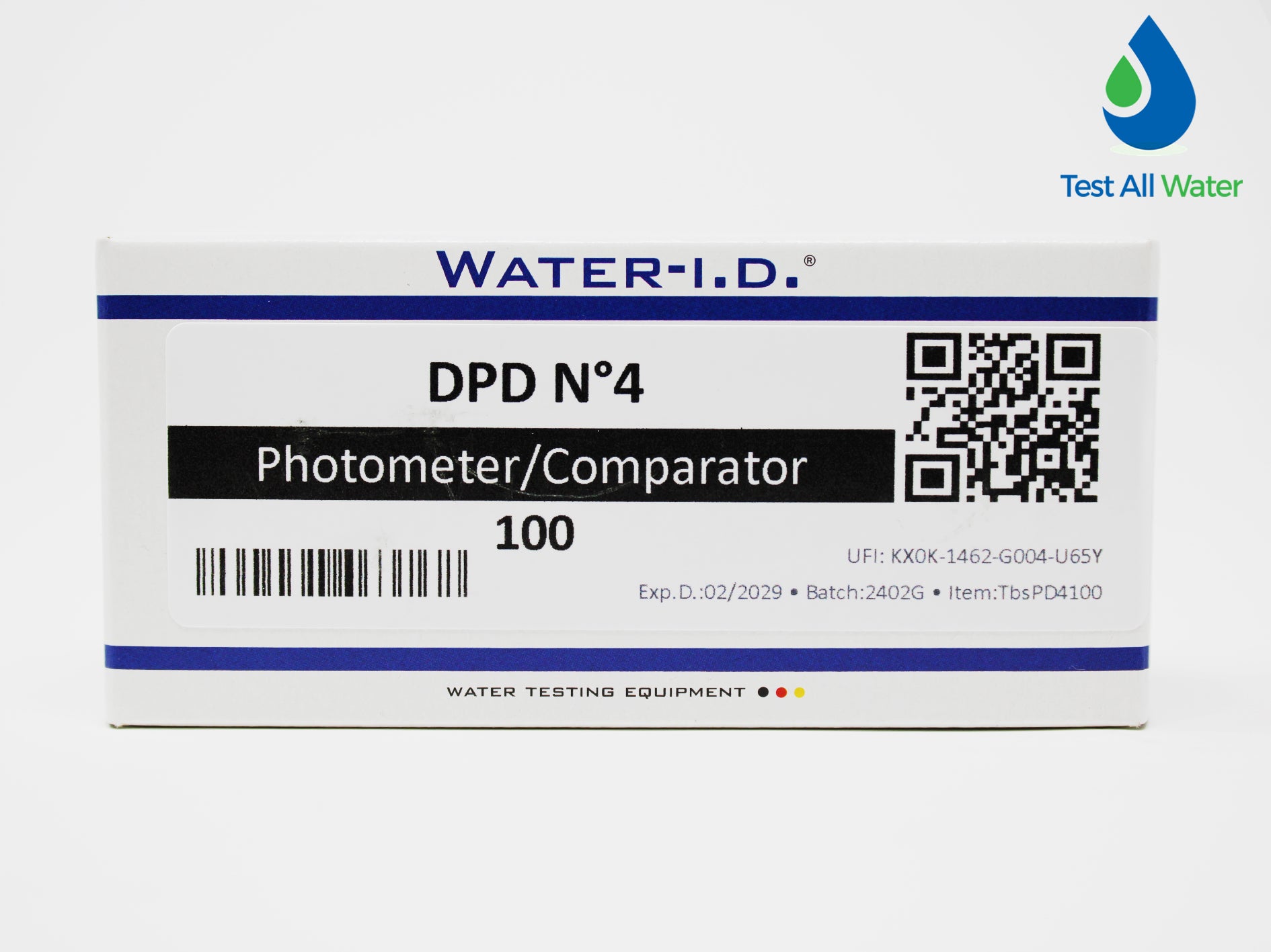Water-I.D: DPD No.4 Photometer Tablets
