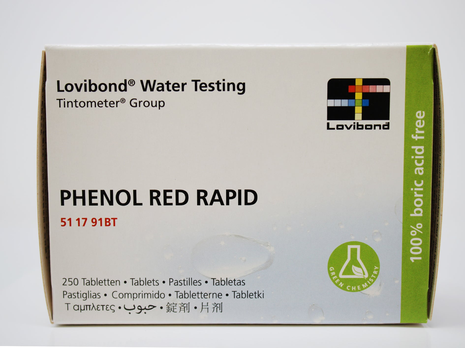 Lovibond Phenol Red Rapid Dissolve Tablets