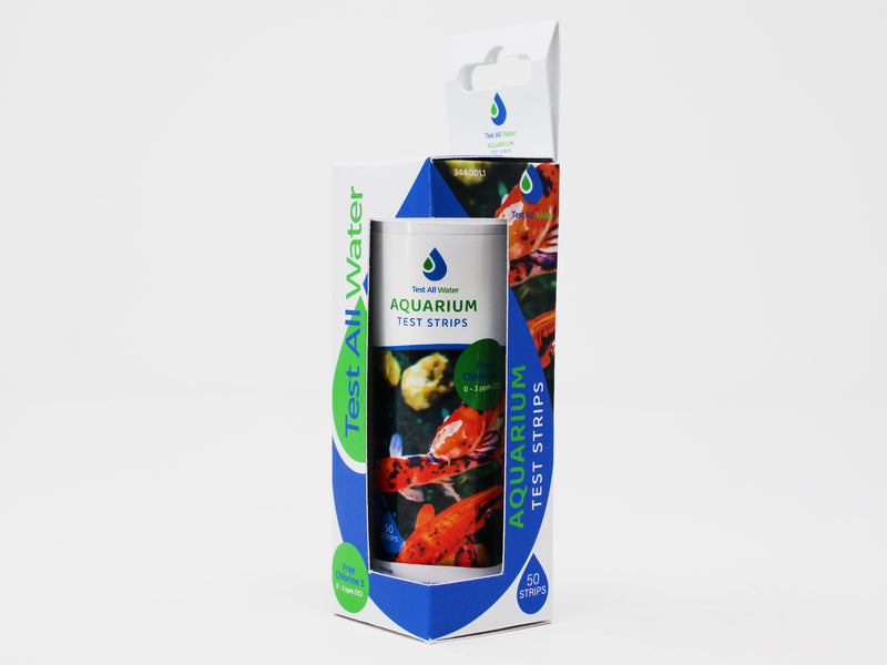 Aquarium Free Chlorine 3, 50 strips/pk Test All Water
