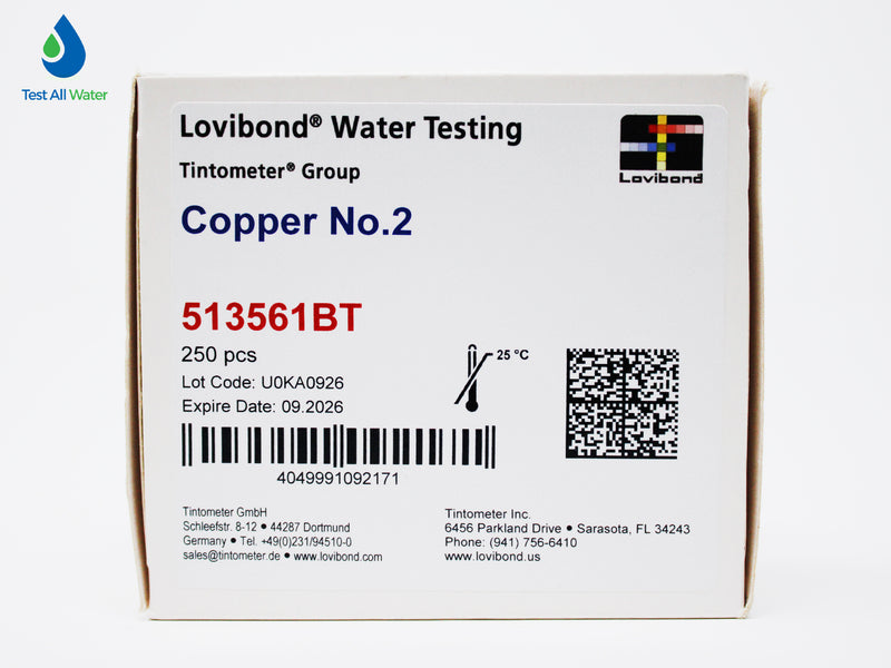 Lovibond Copper No.2 Test Tablets