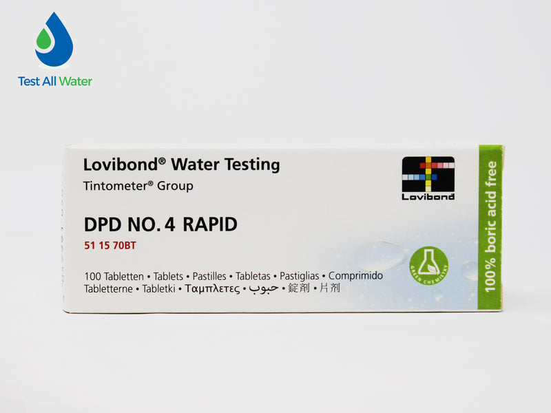 Lovibond DPD 4 Rapid Dissolve Tablets