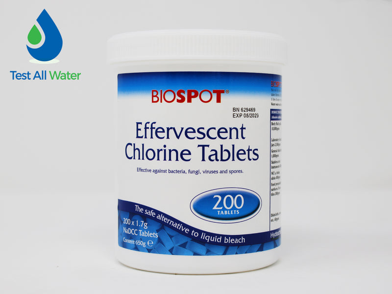 Biospot Effervescent Chlorine Tablets