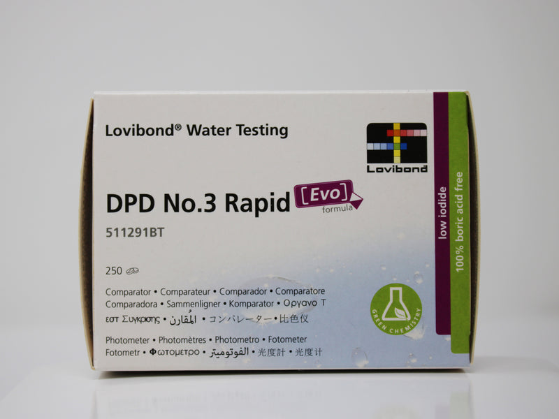 Testallwater Lovibond Multipack : DPD No 1 Rapid/DPD No 3 Rapid/Phenol Red Rapid