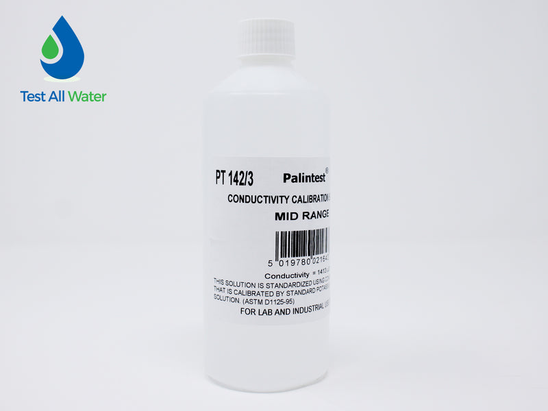 Palintest Conductivity Solution, Mid Range, 1412ÂµS/cm, 500ml