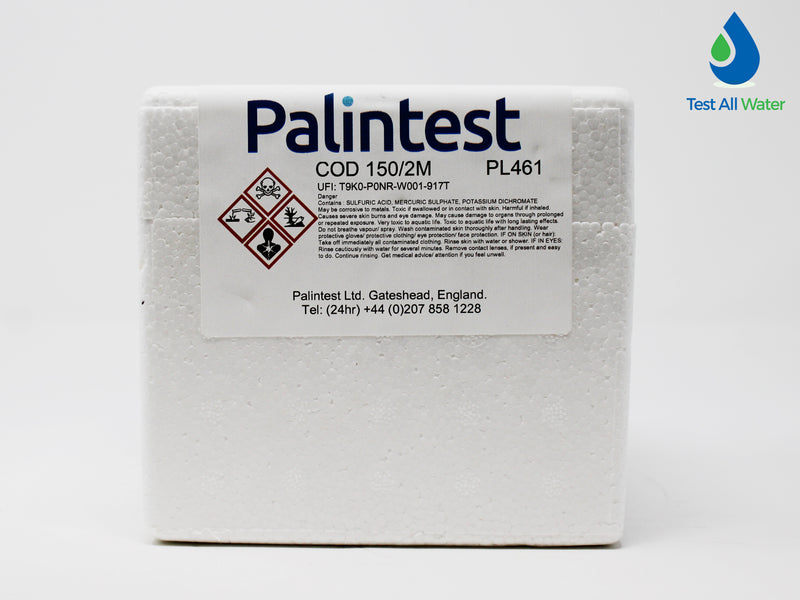 Palintest COD/150/2M 0-150 mg/L O2 Tubetests