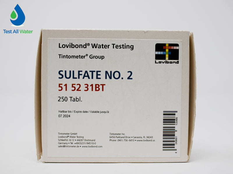 Lovibond Sulphate No.2 Tablets