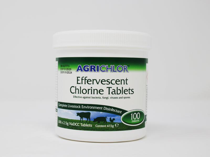 Agrichlor Effervescent Chlorine Tablets